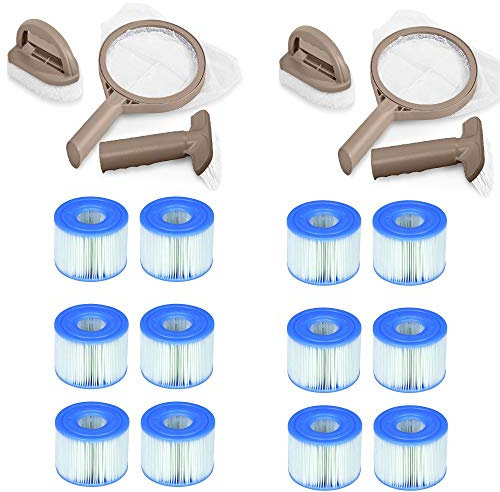 Intex PureSpa - Kit di manutenzione per vasca idromassaggio (2) e cartucce filtro tipo S1 (confezione da 6)