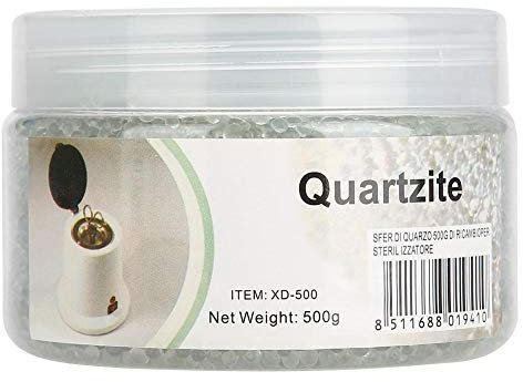 500g boules en verre transparent pour stérilisateur à ongles haute température perles de sable de silice, billes en verre pour stérilisateur à ongles haute température perles de sable de silice