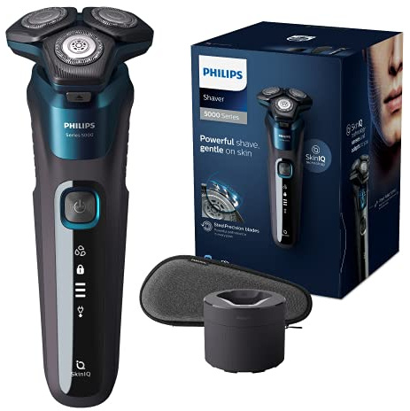 Philips Shaver Series 5000 Dry and Wet Electric Shaver for Men (Model S5579/50)