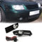 Bruce & Shark Stoßstangengrill Grill mit Nebelscheinwerfer Licht Passend für 99-04 Vw Jetta Bora Mk4 Tdi