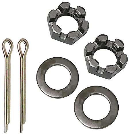 Trailer Nut Kit with 1 Washers & 2.25 Cotter Pins shaft spindle nuts SEASAIL