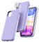 TOCOL für iPhone 11 Hülle Silikon, Stoßfest Anti-Rutsch Anti-Fingerabdruck Kratzfest Handyhülle für iPhone 11 Case, Lila