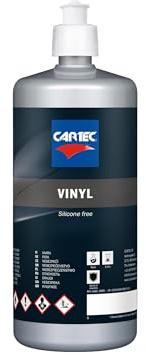 Vinyl Silicon Free - Ravvivante Plastiche Esterne e Gomme Per Auto, Nero per Plastiche e Protettivo (1 Litro)