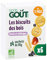 GOOD GOÛT - Biscuits Des Bois - Cassis Et Châtaigne - Biscuits Bébé - Dès 12 mois - Sans Huile De Palme - Format Nomade - 4 sachets - Lot de 6