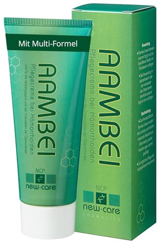 NCP new care Hämorrhoiden Creme, 75 ml - Wohltuende Hämorrhoidencreme mit Trocknungseffekt zur Minderung von Juckreiz und Brennen – vegane Hämorrhoidcreme zur Pflege von Hautrötungen