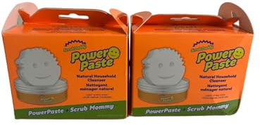 2 Piece Set (Pack of 2) Paste and Dual-Sided Scrubber