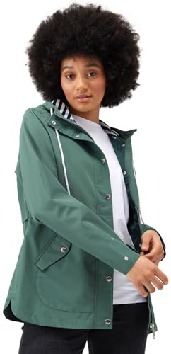 Regatta Womens Bayla Waterproof Breathable Jacket Coat, 8, DrkForestGrn