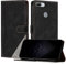 Netany Custodia Compatibile con Huawei Honor 9 Lite,custodia magnetica in pelle PU con [Slot Cart] [Supporto Stand] [Magnetica] (Nero)