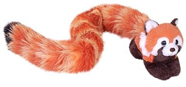 Wild Republic Tailkins Roter Panda, Plüschtier, 101 cm, Kuscheltier, Füllung besteht aus recycelten Wasserflaschen