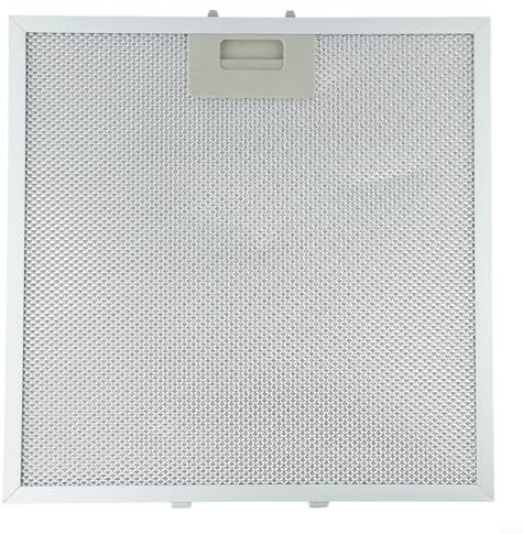320 × 320 x 9 mm Dunstabzugshaubenfilter Ersatz, Küche Metall Dunstabzugshaubenfilter, allgemeine Dunstabzugshaubenfilter Ersatz für Küche Zuhause, Metallfettfilter für Dunstabzugshaube