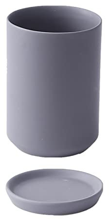 ZONABSQQ Macetas de jardín Maceta de cerámica con Orificio de Drenaje y platillos, macetas de Plantas de Flores de Cilindro Alto para Uso en Interiores y Exteriores de jardín Contenedor de Plantas