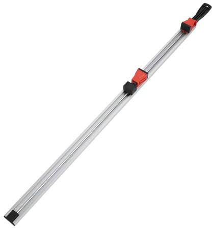 Guide de Coupe Droite, Bord de Serrage NGX de 34,6 Pouces, Guide de Scie Circulaire en Alliage D'aluminium/Guide de Bord Droit pour Outil de Toupie, Guide de Scie Limiteur Réglable