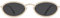 SOJOS Retro Oval Strass Glitzer Sonnenbrille für Damen 90er Jahre Styles Bling Disco Trendy Metall Brille mit Breites Gesicht Stil SJ1205