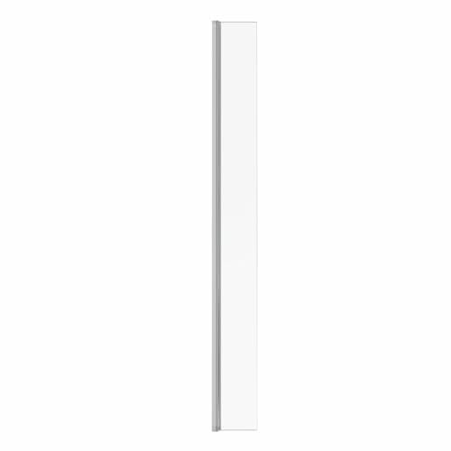 NRG 215 x 1950mm Wet Room Return Panel for Bathroom Shower Enclosures Glass Chrome Framed
