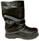 Divine Follie AIS 62 Nero Vera Pelle Bikers da Donna da infilare Borchie Tacco Basso Suola Carrarmato Stivaletti con ghetta risvolto Stivali (38)