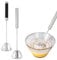 Fouet 2 Pièces Simple Automatique Fouet à Main Semi-Automatique en Acier Inoxydable Batteur Push Mixeur Rotatif Fouet Ballon Cuisine pour Mélanger Batteur Mousseur Mélangeur