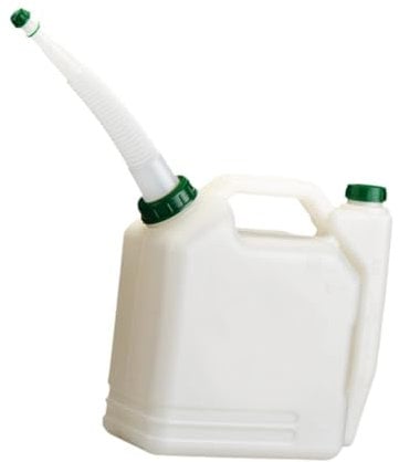 Sharplace Oil Mixing Bottle Fuels Petrol Container, Engine Oil Measuring Tank, Large Capacity Oil Change Tank, Clear Oil Jug with Extended Spout, Combination Portable Ratio Bottle for Lawnmower,1.5 L