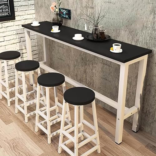 Moderner Holztisch für Bar, Küche und Balkon, rechteckig, Konsole, Sofa, Kaffeetisch, mit langer Frühstücksbar, stilvoll und funktional