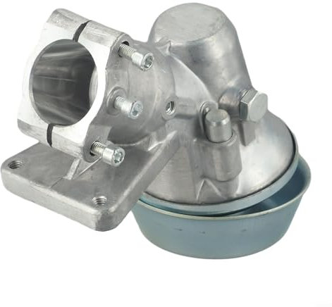 HomeVortex Reductor de caja de cambios para cortacésped de 32 mm, 10T, para cabezal de caja de engranajes de desbrozadora Oleo-Mac 753 746T 750T 753T 755T MASTER 61112072R Metal plateado, pieza de