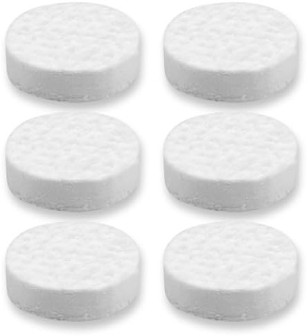 KEQAR 6 Stück Keramikwolle für Bioethanol Glaswolle Keramik Wolle Kamin Keramikschwamm Ethanol Ceramic Wool für Bio Ethanol Kaminofen Indoor Gel Tischkamin (86 x 86 x 25mm)