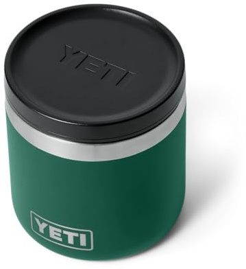 YETI Rambler Food Jar, Vacuum Insulated Stainless Steel Container with Leakproof MagVent Lid, Black Forest Green, 8 oz (237 ml)
