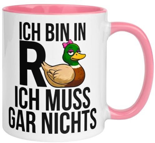 Renteneintritt Geschenk Frau Tasse | Ich bin in Rente ich muss gar nichts