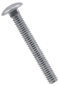 Hillman Carriage Bolts, 1/2-13 x 6in, 25 Pack, Galvanized