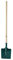 Leborgne, Pelle carrée tôle 25 cm manche bois TP certifié PEFC 100% 110 cm, Bord d’attaque droit, Largeur de la pelle adaptée à la taille des tranchées, Pour manipuler la terre, le gravier, le sable