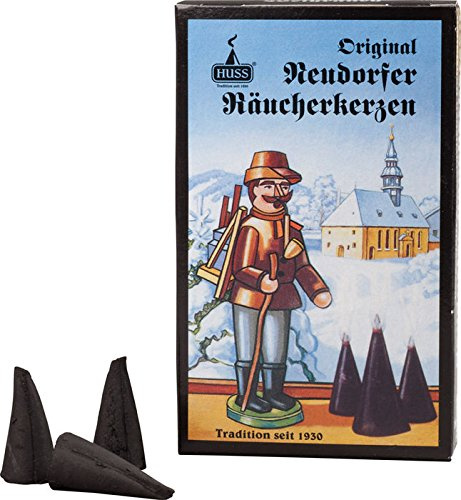 Weihnachtsduft - Huss Original Neudorfer Räucherkerzen aus dem Erzgebirge