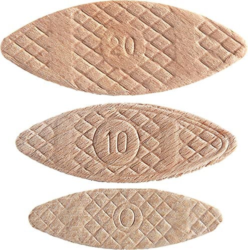 Trend Confezione Mista di 100 Biscotti di Faggio per Assemblaggio (N. 0, 10, 20) per Lavori di Falegnameria, Giunzioni e Cornici per Mobili, BSC/MIX/100