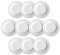 10er SET Teller flach 24 cm weiß von Holst Porzellan/Vital Level Plus/Porzellanteller/Teller/Speiseteller/Holst Porzellan