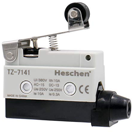 Heschen Finecorsa orizzontale TZ-7141 momentray breve leva del rullo attuatore AC 380V 10A singolo polo