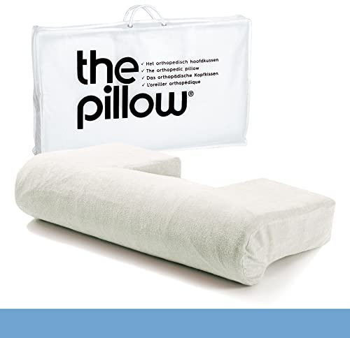 The Pillow Orthopädisches Kissen Extra Komfort Weich - Einzigartiges 3-teiliges Design zur Unterstützung der Natürlichen S-Form - Reduziert Nacken- und Rückenschmerzen - Verbesserte Belüftung