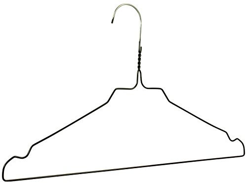 10 Stück Drahtbügel Drahtkleiderbügel Wäscherei Kleiderbügel Picta schwarz