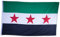 SCAMODA Bundes- und Länderflagge aus wetterfestem Material mit Metallösen, Outdoor Fahne & Flagge (Syrien) 150x90cm