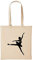 Huuraa Baumwollbeutel Ballerina Geschenk Einkaufstasche Natural 10 Liter Baumwolle Ballerina Accessoire