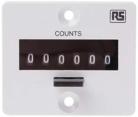 RS PRO Impulszähler Zähler Manuell 6-stellig 24V dc, Impuls, max. 10 Hz