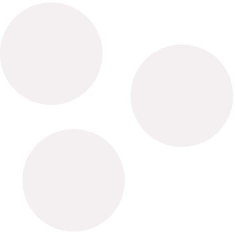 kleb-Drauf | 3 Punkte | Weiß - matt | Autoaufkleber Autosticker Decal Aufkleber Sticker | Auto Car Motorrad Fahrrad Roller Bike | Deko Tuning Stickerbomb Styling Wrapping