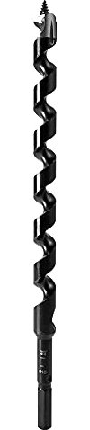 Elite Auger Drill Bit Diameter 14 mm Length 320 mm with Hexagonal Shank Black