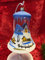 Generisch Maxi Glocke Glas Baumbehang Weihnachtsbaum Christbaum-Schmuck Handarbeit Lauscha, : transparent - blau