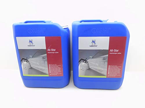 Normfest All-Star – Kraftreiniger Außen Konzentrat, entfernt Öl, Fett, Insektenrückstände, Nikotin & Straßenschmutz, schonend zu Lack, Gummi & Beschriftungen, AOX-frei & biologisch abbaubar 2x 5 Liter