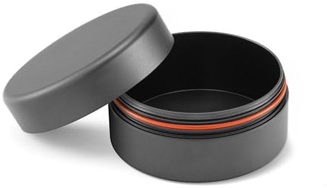 MecArmy EB35A Kleine Aluminium-Aufbewahrungsbox, IPX8 wasserdicht mit Deckel, robuste EDC-Aufbewahrungsbox für Werkzeugzubehör, Schmuck, Gadgets, kleine Utensilien, tragbar und kratzfest, Grau