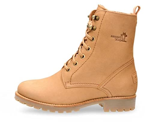 Panama Jack Damen Fara Igloo Trav Combat Boot, Camel, 42 EU