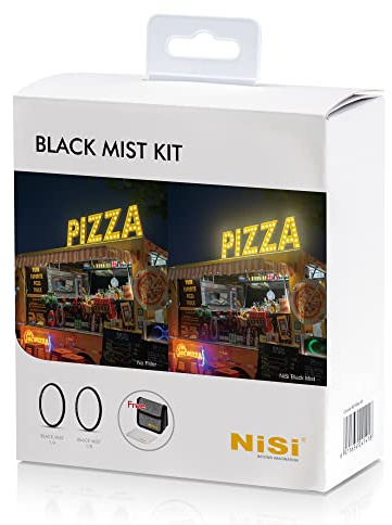 NiSi 49mm Black Mist Filter Kit - Promist 1/4, 1/8 Diffusion Effektfilter | Reduziert Kontraste und Streut Sanft die Highlights, für Videoaufnahmen / Portraitfotografie