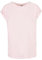 Urban Classics Ladies Organic Extended Shoulder Tee, Maglietta Donna, Rosa (Pink), S
