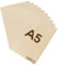 WISYOK 10pcs Contreplaqué 2mm, Planche Bois A5, Feuille de Bois Rectangulaire, Plaque Bois Brut, Bois Brut Non Finie, Panneau Feuille Découpe Laser pour Pyrogravure, Maquette, DIY - 21 * 15cm