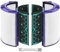 Katerelis True Ersatzfilter für Dyson TP04 TP06 TP07 TP09 TP10 HP04 HP06 HP07 HP09 HP10 PH01 PH02 PH04, Ventilatorversiegeltes zweistufiges 360-System, Pure Cool – Aktivkohle