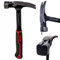 Schmith Klauenhammer - Zimmererhammer 450g Gewicht- Claw Hammer mit Ergonomischer Form - Hämmer aus Kohlenstoffstahl C45 - Vibrationsdämpfung mit Magnetischem Nagelhalter