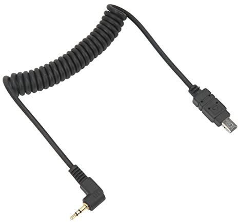 MC DC2 Kamera-Fernbedienungs-Auslöserkabel für – Dehnbare Spiralspule 2,5 Mm N3-Auslöser für D7200 D7000 D5300 D5200 D3300
