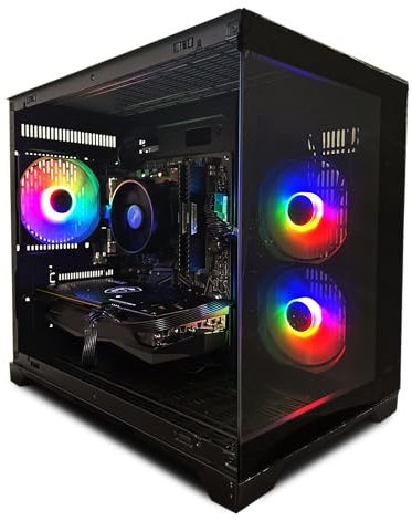 Fierce PC Gaming - Intel Core i5 14400F 2.5-4.7GHz, RTX 3060 12GB, 16GB RAM 3200MHz,1TB NV3 M.2 NVME SSD, 500W PSU, Wifi, Windows 11